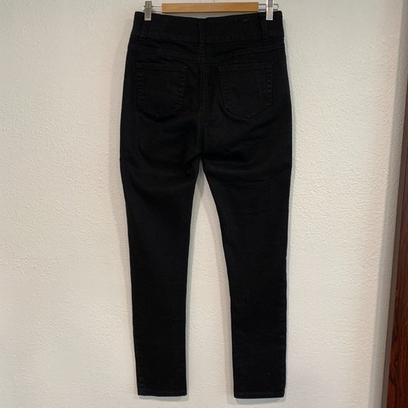 Ling's Black Skinny Jeans Stretch Denim Pants W29" x L30.5" Womens JRs Size 7/8 - Picture 2 of 7